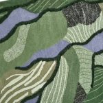 Landskapsmatta i grönt